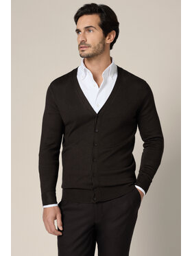 Lancerto Lancerto Kardigan Elva SW073225000049 Brązowy Regular Fit