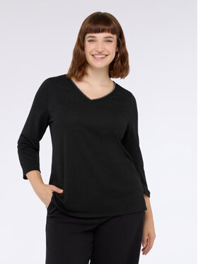 Fiorella Rubino Fiorella Rubino T-shirt G02RL108988N033 Nero Regular Fit