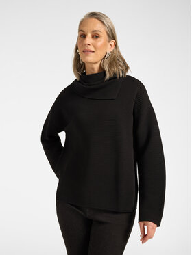 Elena Mirò Elena Mirò Sweter M054Z000816N033 Czarny Over Fit