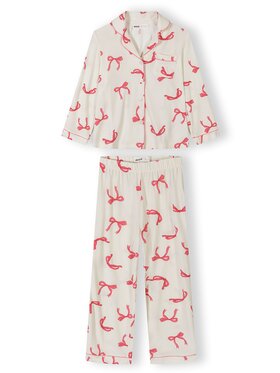 minoti minoti Piżama 30PJ151 Biały Regular Fit