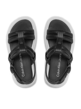 Calvin Klein Jeans Sandali Sandal V4A2-80514-1614 Črna