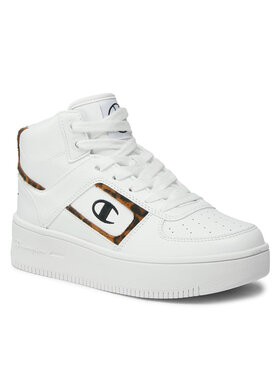 Champion Champion Tenisice Mid Cut Shoe Foul Play Plat Mid Animalie S11601-WW001 Bijela