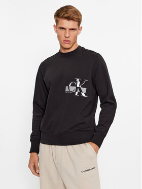 Calvin Klein Jeans Calvin Klein Jeans Суитшърт J30J324092 Черен Regular Fit