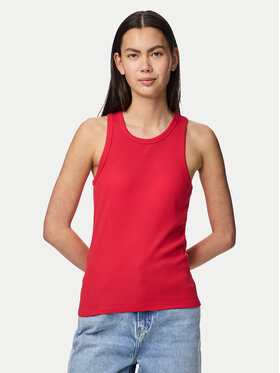 Pieces Pieces Top Ruka 17133673 Punane Slim Fit