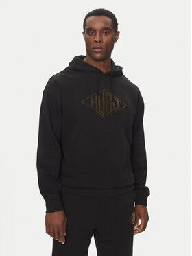 HUGO HUGO Bluza Dacorolo 50534947 Czarny Relaxed Fit