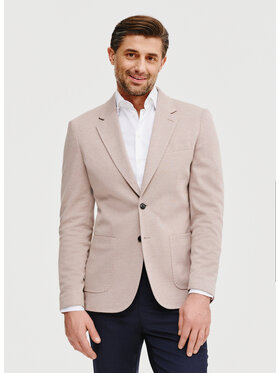 Pako Lorente Pako Lorente Marynarka P25SF-3X-021 Beżowy Slim Fit