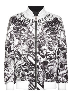 PHILIPP PLEIN PHILIPP PLEIN Kurtka puchowa 3391 Biały Regular Fit