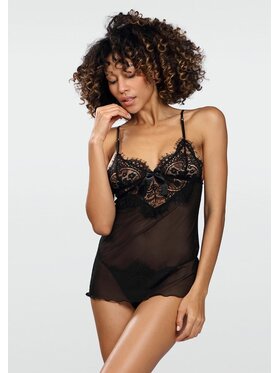 DKaren Lingerie DKaren Lingerie Komplet bielizny Jovita Czarny Classic Fit