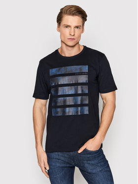 Pierre Cardin Pierre Cardin T-Shirt 20400/000/2028 Granatowy Regular Fit