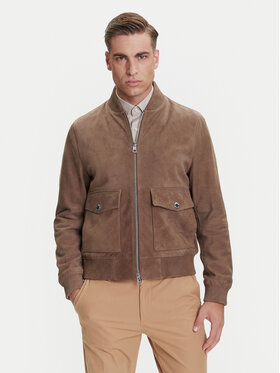 Michael Kors Michael Kors Bőrkabát CT5801E4R4 Barna Regular Fit