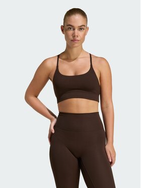 adidas adidas Biustonosz sportowy 156087 Brązowy ciemny