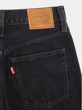 Levi's® Jeans Hlače Ribcage A6081-0001 Črna Wide Leg