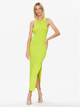 MICHAEL Michael Kors MICHAEL Michael Kors Sukienka dzianinowa MS381M033D Zielony Slim Fit