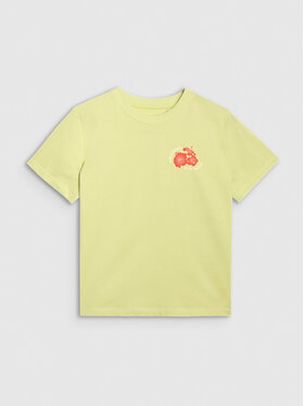 4F 4F T-Shirt FOB SUMMER Żółty jasny Oversize