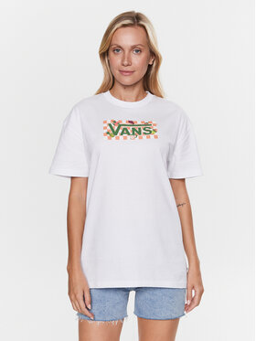 Vans Vans T-Shirt Fruit Checkboard VN0003V8 Biały Regular Fit