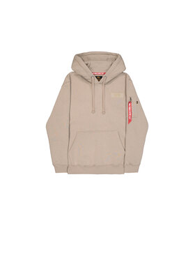 Alpha Industries Alpha Industries Bluza Back Print Hoodie Żółty Regular Fit