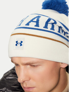 Under Armour Kapa M Halftime Pom Beanie 1386634-110 Bijela