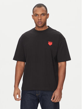 HUGO HUGO T-Shirt Dewdam 50530557 Černá Relaxed Fit