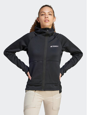 adidas adidas Džemperis ar kapuci Terrex Xperior IB1843 Dzeltens Slim Fit