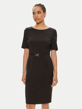 BOSS Boss Rochie de zi Daleah 50490041 Negru Slim Fit