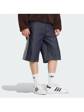 adidas adidas Szorty jeansowe 164732 Niebieski jasny Regular Fit