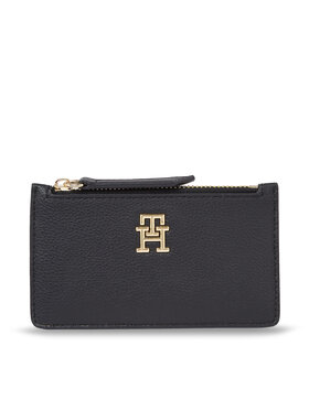 Tommy Hilfiger Tommy Hilfiger Pouzdro na kreditní karty Hilfiger Staple Cc Holder Zip AW0AW15267 Černá
