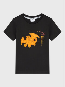 Puma Puma T-Shirt Pokemon 536429 Černá Regular Fit
