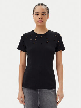 Silvian Heach Silvian Heach T-särk GPP25070TS Must Regular Fit