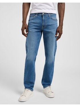 Lee Lee Jeansy DAREN ZIP FLY Niebieski Straight Leg