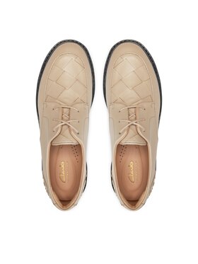 Clarks Oxfordice Splend Weave 26176809 Écru