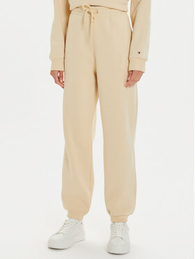 Tommy Hilfiger Tommy Hilfiger Jogginghose Varsity WW0WW42884 Beige Regular Fit