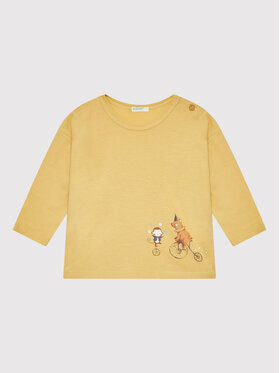 United Colors Of Benetton United Colors Of Benetton Majica 3ATNA1017 Žuta Regular Fit