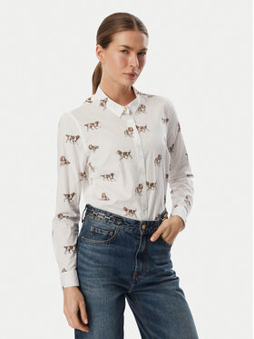 Barbour Barbour Košulja Brambles LSH1644MI96 Bijela Slim Fit