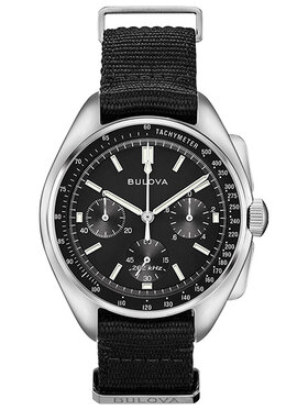 Bulova bulova Zegarek Bulova Lunar Pilot 96A225 Czarny