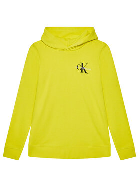 Calvin Klein Jeans Calvin Klein Jeans Bluza Small Monogram IU0IU00164 Żółty Regular Fit