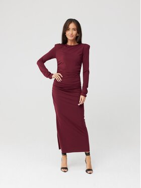 Roco Fashion Roco Fashion Každodenné šaty Vespera Bordová Slim Fit