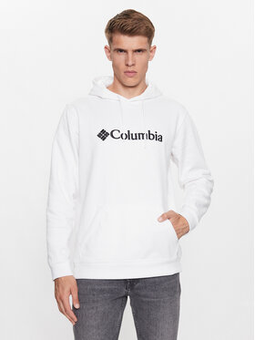 Columbia Columbia Džemperis ar kapuci CSC Basic Logo™ II Hoodie Balts Regular Fit