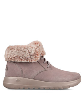 Skechers Skechers Botki On-The-Go Joy Plush Dreams 144042/DKTP Szary