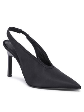 Calvin Klein Calvin Klein Sandale Geo Stil Slingback Pump HW0HW01452 Crna