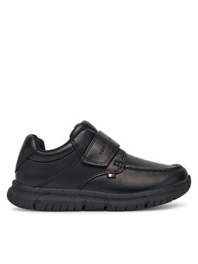 Tommy Hilfiger Tommy Hilfiger Poltopánky Low Cut Velcro Shoe T3B4-33176-1355 M Čierna