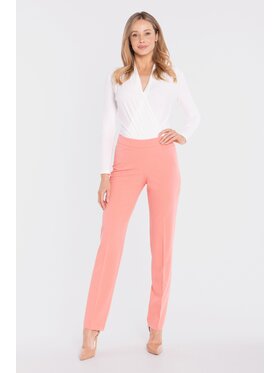 Stylove Stylove Pantaloni di tessuto S433 Arancione Cigarette Fit