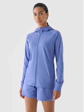 4F 4F Funkčná mikina 4FWAW24TFSWF406-31S Modrá Slim Fit