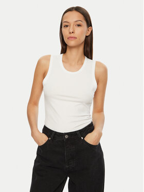 Calvin Klein Calvin Klein Top K20K208054 Weiß Slim Fit