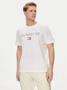 Tommy Hilfiger Tommy Hilfiger T-shirt 85' MW0MW34427 Bijela Regular Fit