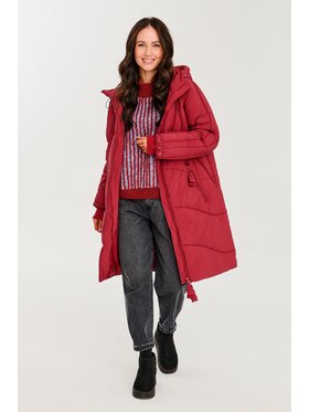 NAOKO NAOKO Kurtka zimowa Montreal Ruby Dream Bordowy Regular Fit
