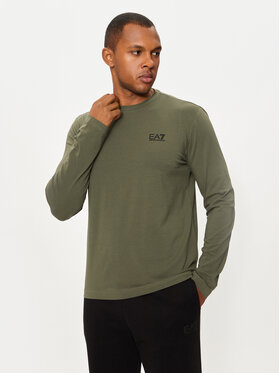 EA7 Emporio Armani EA7 Emporio Armani S dlouhým rukávem 8NPT28 PJVQZ Zelená Regular Fit