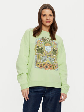 Roxy Roxy Bluză Lineup ERJFT04864 Verde Relaxed Fit