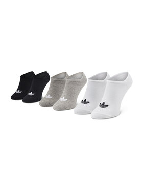 adidas adidas Sada 3 párů nízkých ponožek unisex Trefoil Liner FT8524 Bílá