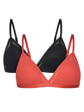 Dorina Dorina Komplet 2 biustonoszy braletek Lamina FXBR0048LA077 2X0464 Kolorowy