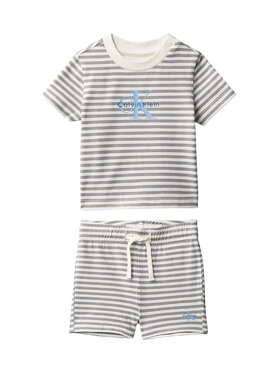Calvin Klein Jeans Calvin Klein Jeans Set tricou și pantaloni scurți LVCKSJI12B Gri Regular Fit